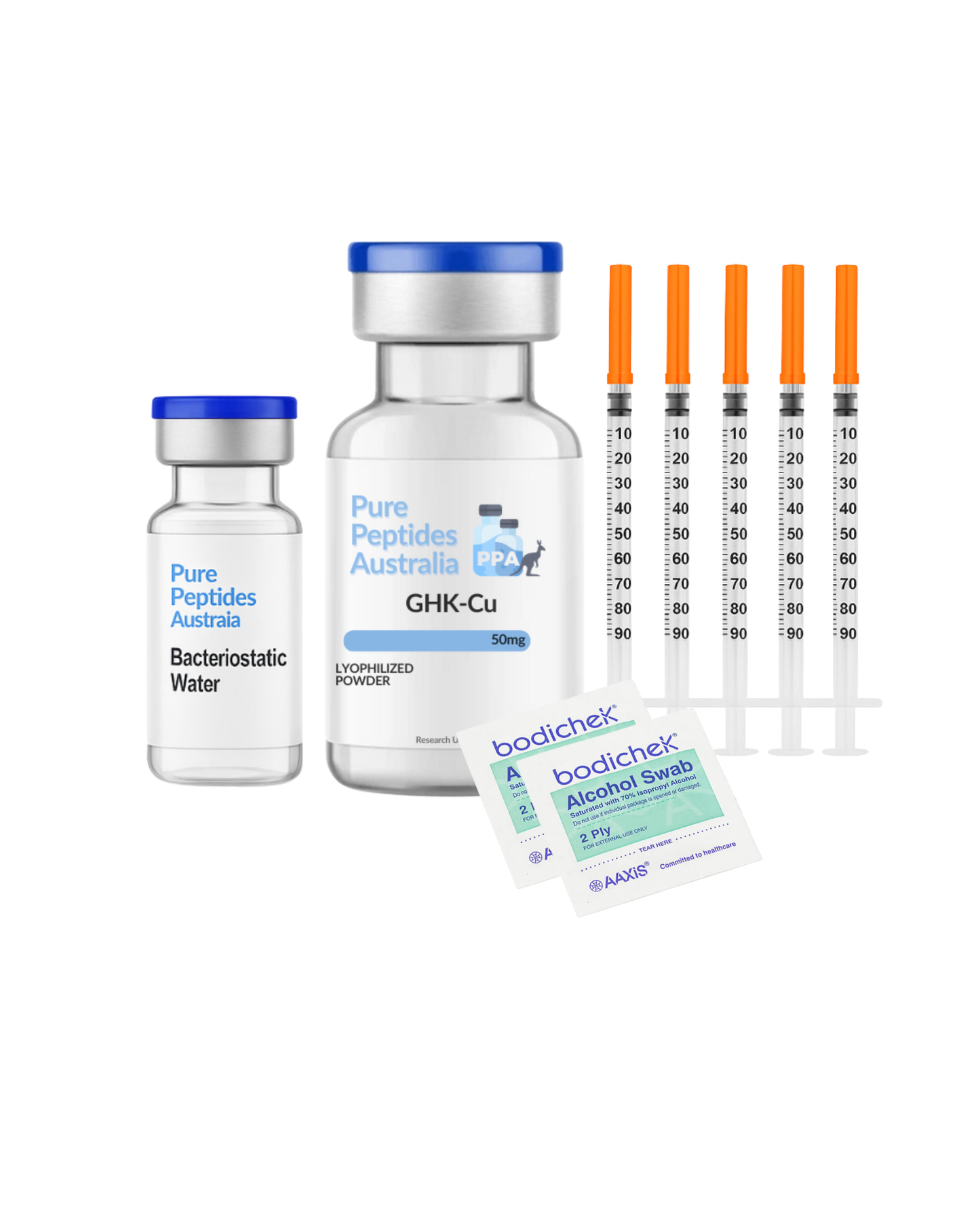 GHK-Cu 50mg – Research Peptide | Pure Peptides Australia