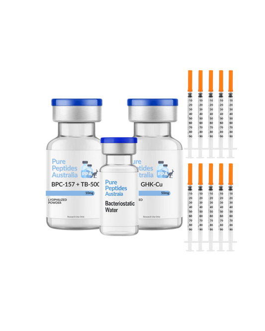 Glow Starter Bundle peptides for pigmentation and collagen research from Pure Peptides Australia