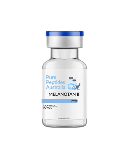 Melanotan II MT2 10mg research peptide vial Australia – Pure Peptides