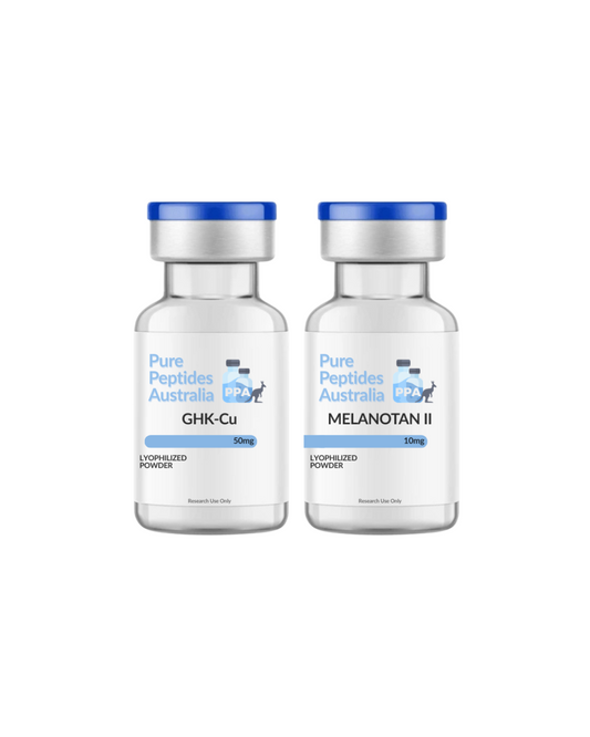 Melanotan II and GHK-Cu COA-verified peptides for research in Australia